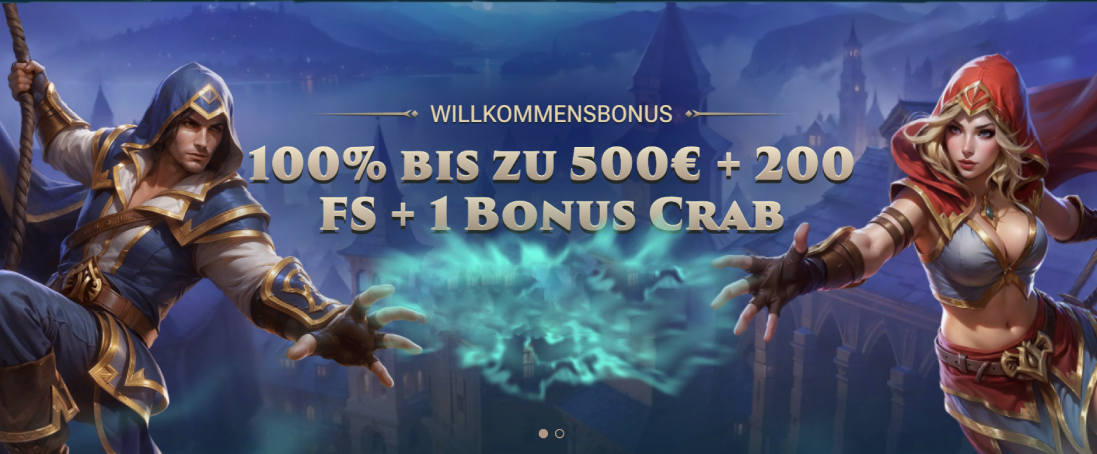 Slotuna Casino Startbanner mit Willkommensangebot